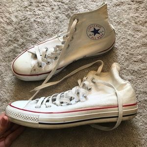 White high top converse
